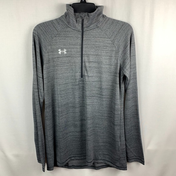 Under Armour Tops - UA Women Microstripe Tech 1/4 Zip Shirt Sz S